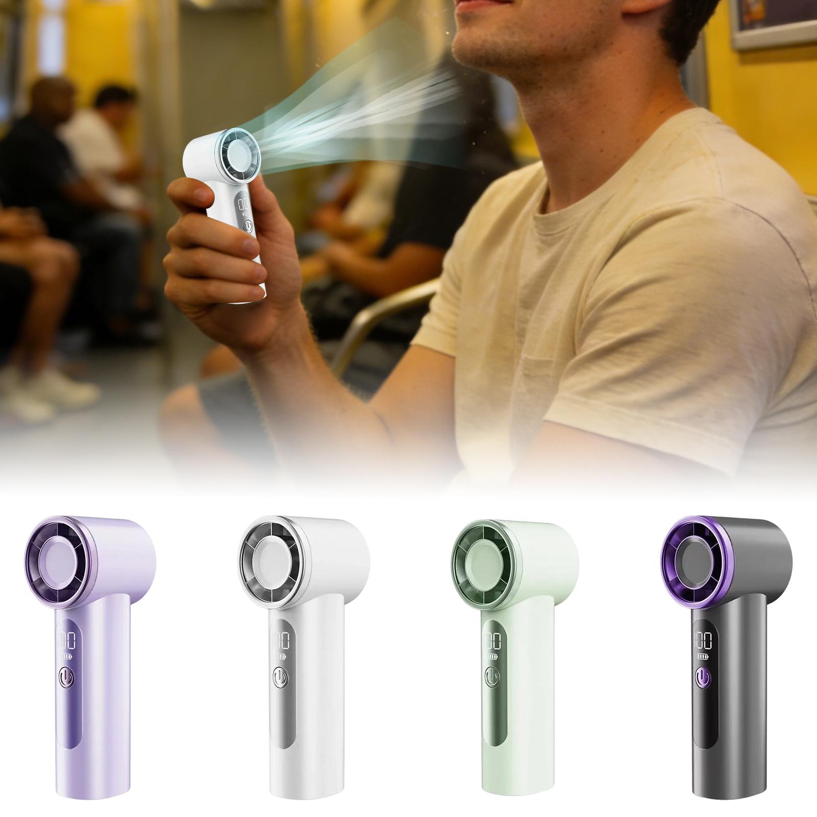 Camping Quiet - Mini wentylator ręczny ładowany przez USB,