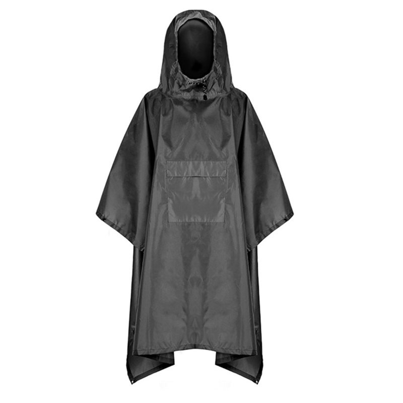 Camping Rain Poncho - AB34 - Wodoodporny płaszcz przeciwdeszczowy z