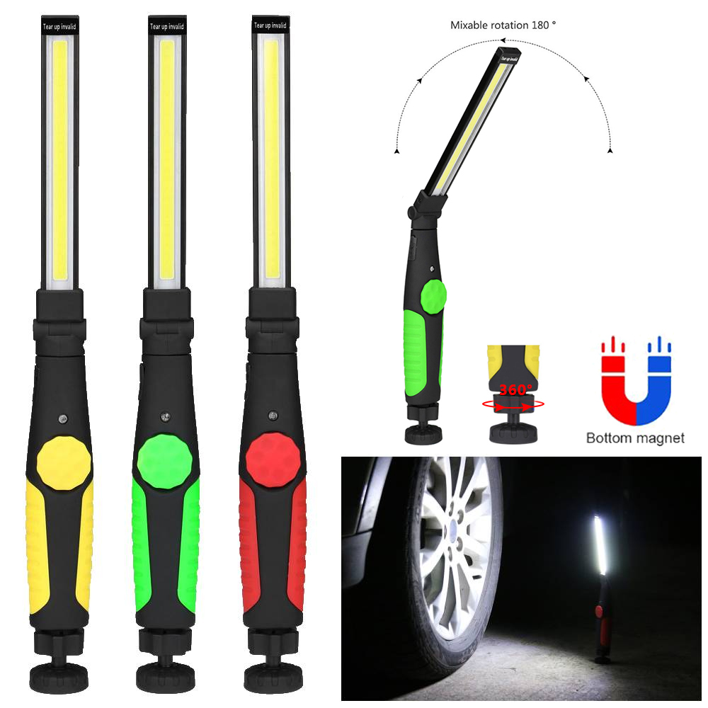 Outdoor Camping Jobs - Składana latarka COB USB Akumulatorowa lampka