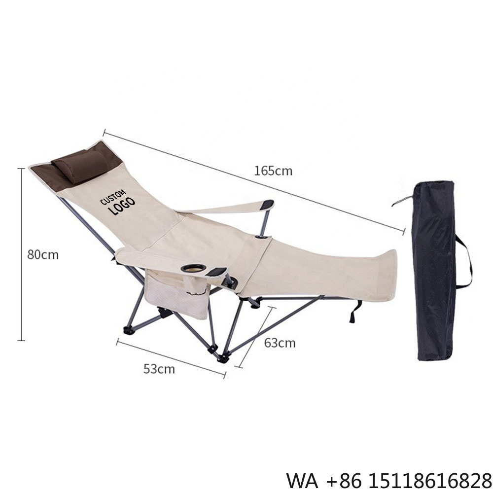 Outdoor Camping Folding Chairs - Przenośne składane krzesło rozkładane, lekkie, regulowane