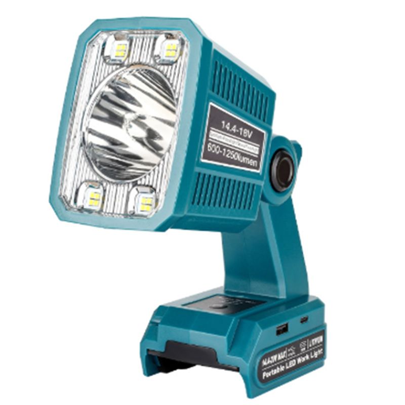 Outdoor Camping Jobs - AB46-Lampa zewnętrzna 14,4-20V z baterią litowo-jonową