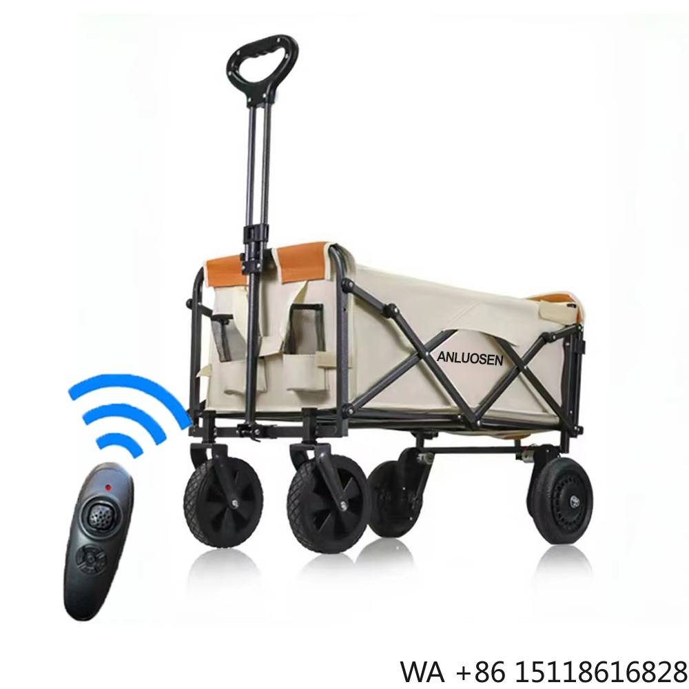 Outdoor Camping Shop - Elektryczny wózek kempingowy składany 2000mAh zasilany