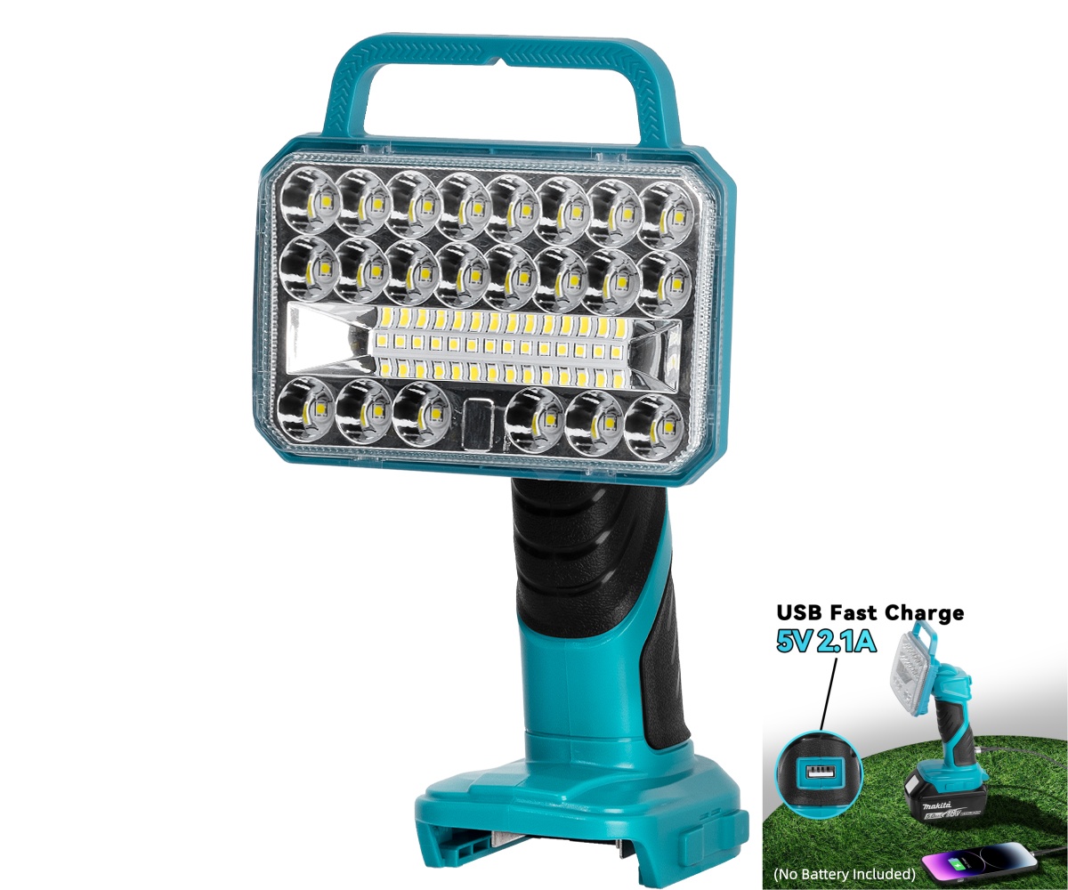 Outdoor Camping Jobs - Akumulatorowa latarka LED 18W 2000LM do