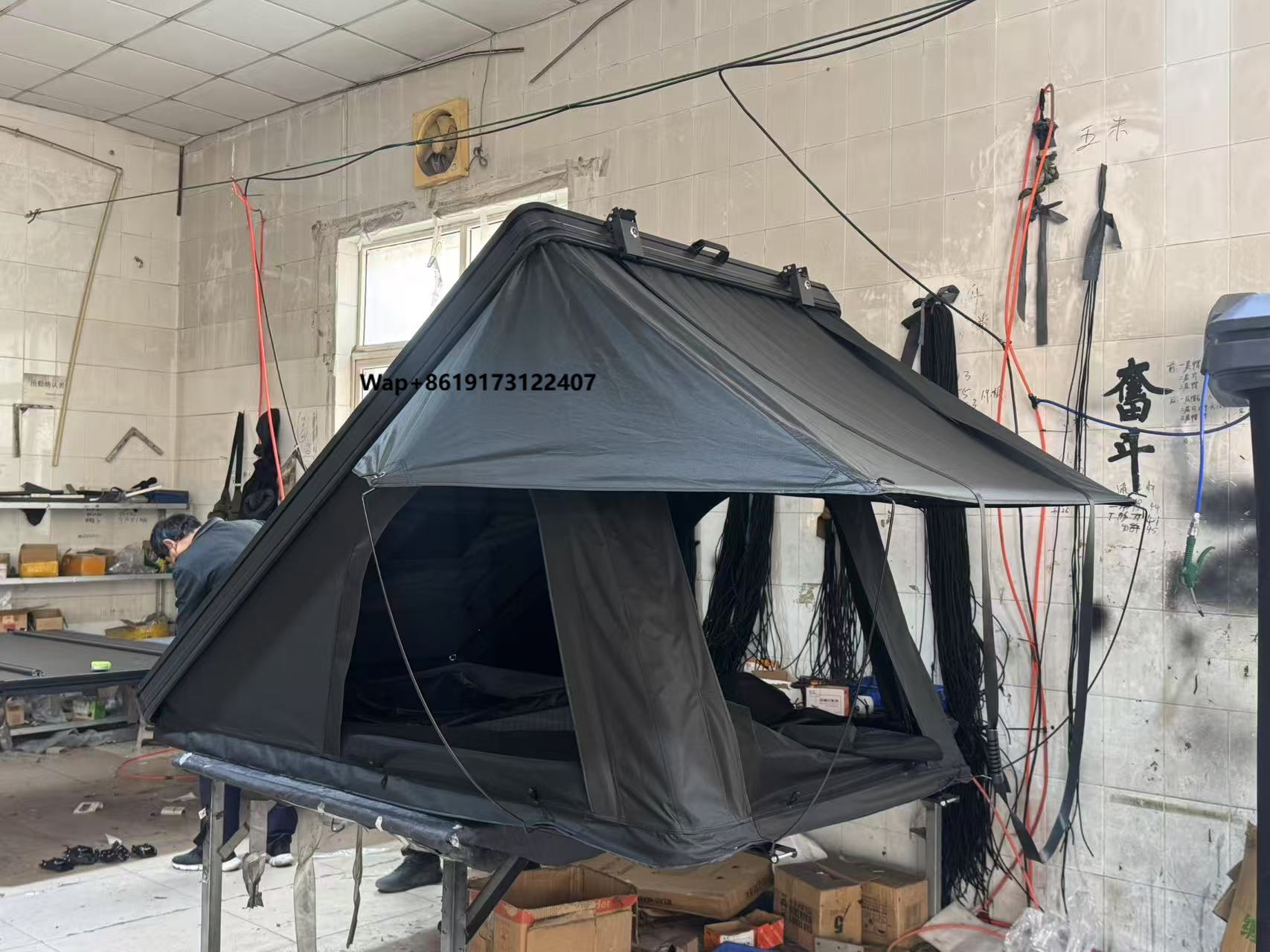 Outdoor Camping Van Tent - Fabrycznie Wykonany Namiot Dachowy na Kemping,