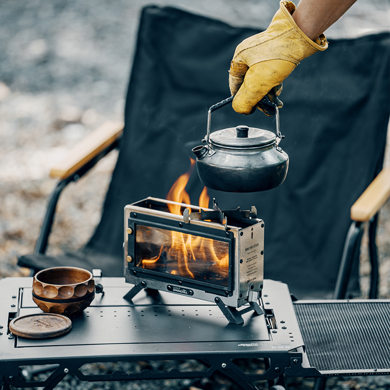 Camping Quiet - Przenośna kuchenka na drewno Goout Springhill,