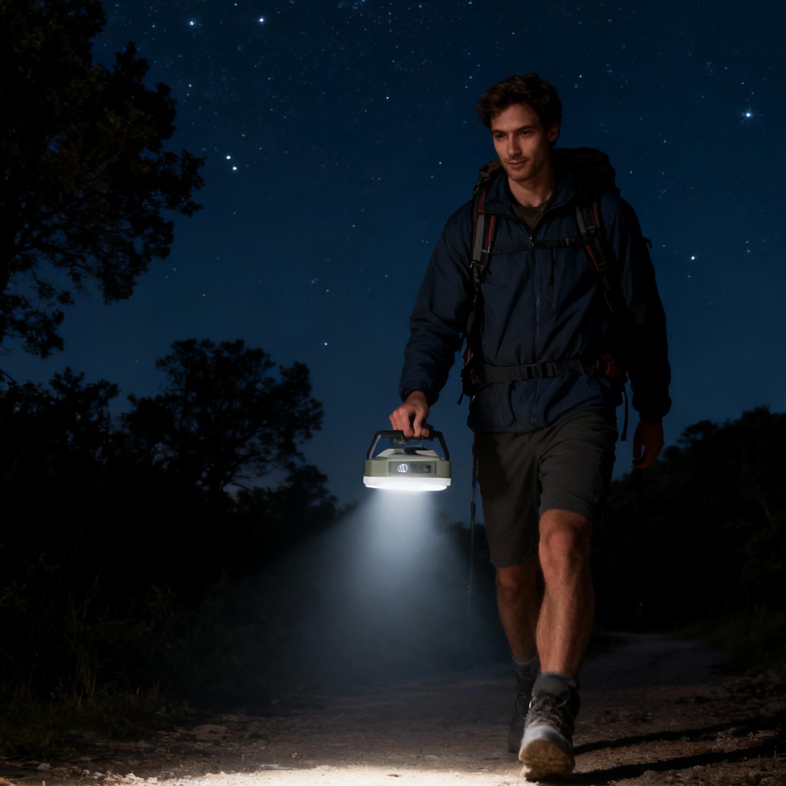Outdoor Camping Jobs - Lampa Kempingowa Akumulatorowa Magnetyczna Bezstopniowa Regulacja