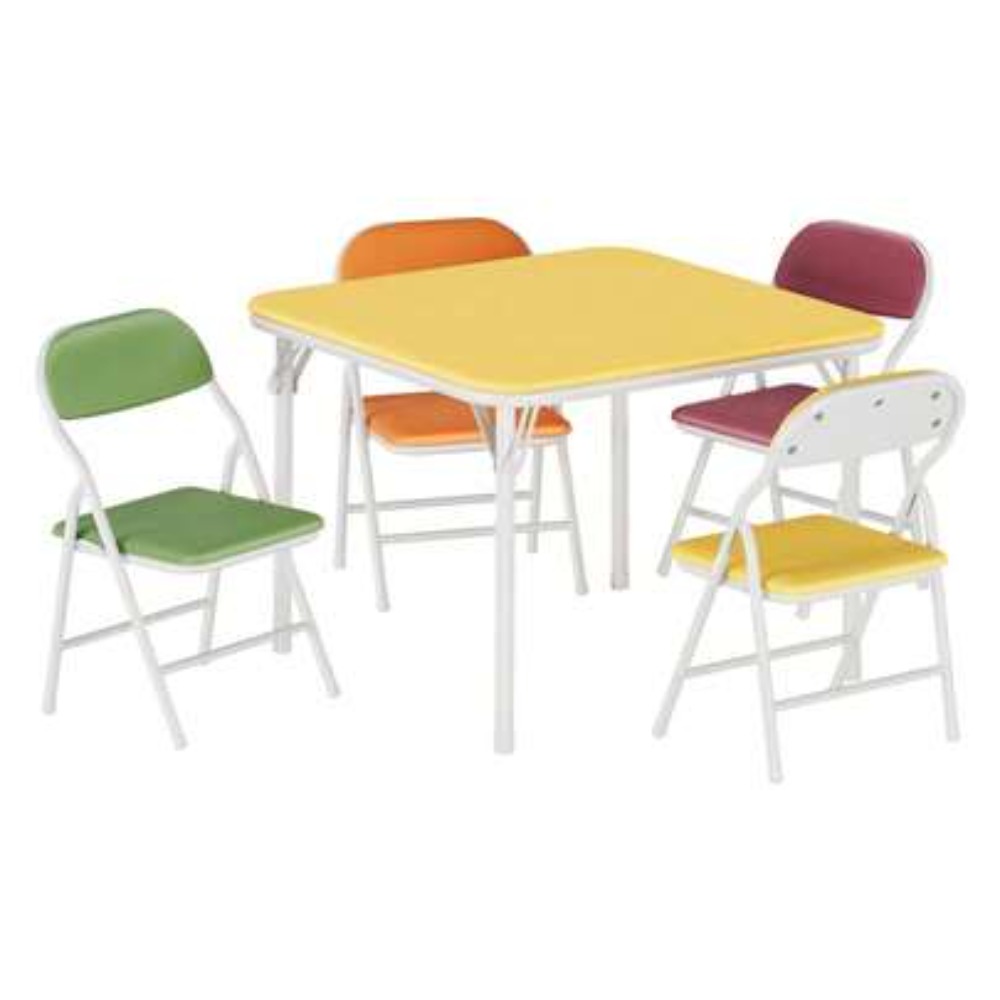 Outdoor Camping Folding Chairs - Składany kwadratowy zestaw stołu i krzeseł