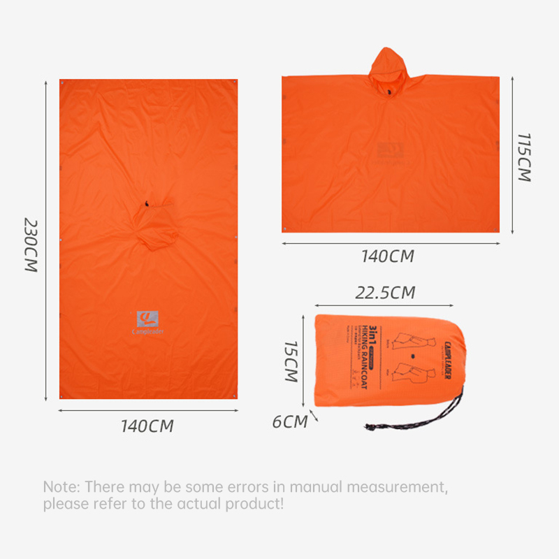 Wodoodporny płaszcz przeciwdes – Camping Rain Poncho recenzja i cena