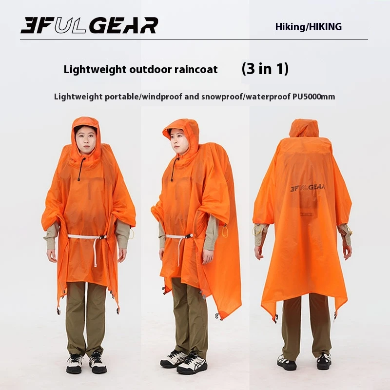 3F UL GEAR Ultralekka Kurtka P – Camping Rain Poncho recenzja i cena