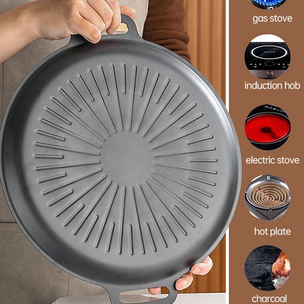 Patelnia grillowa 34 cm do uży – Kitchen Outdoor Camping recenzja i cena