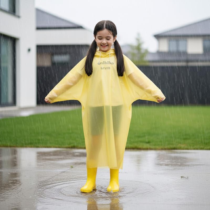 Jednorazowy płaszcz przeciwdes – Camping Rain Poncho recenzja i cena