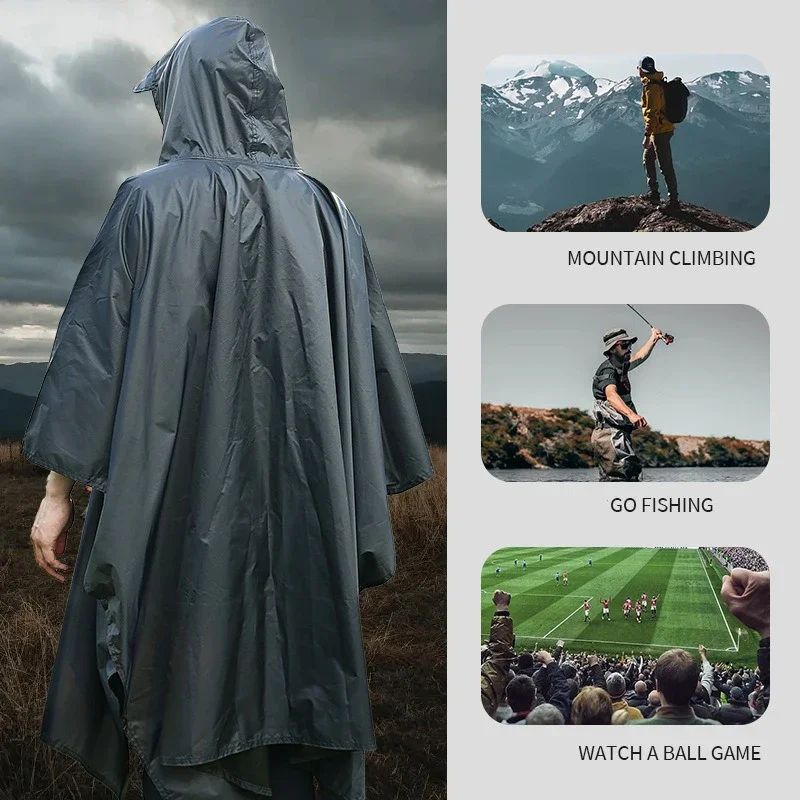 Płaszcz przeciwdeszczowy wojsk – Camping Rain Poncho recenzja i cena