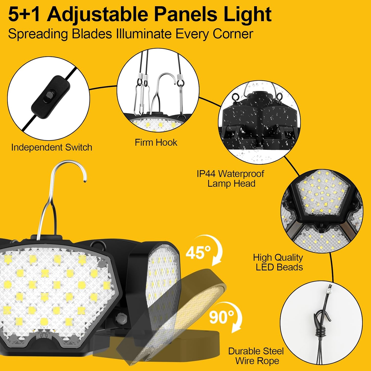 Lampa do szopy na baterie, zew – Outdoor Camping Jobs recenzja i cena