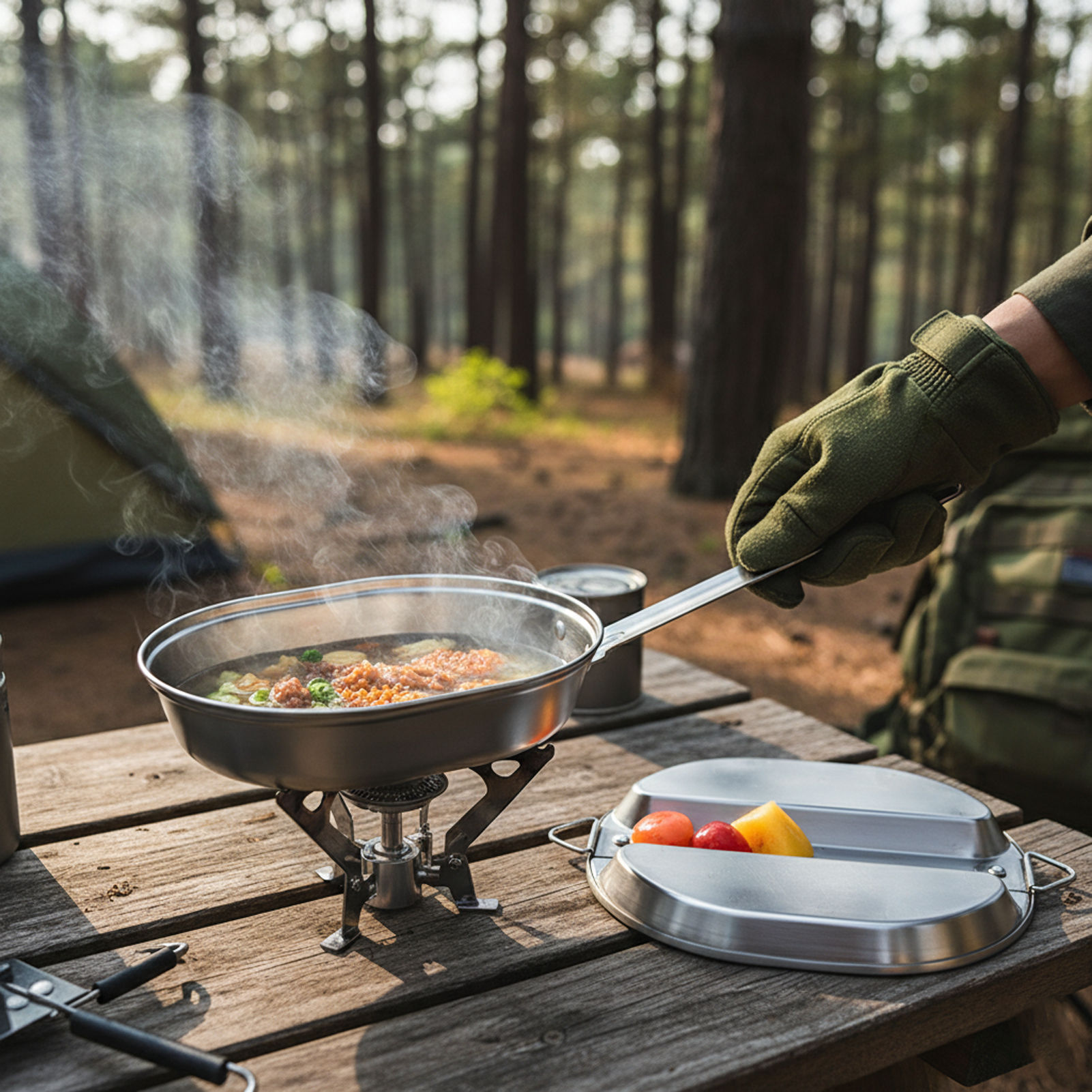 Pojemnik na posiłki kempingowe – Outdoor Camping Meals recenzja i cena