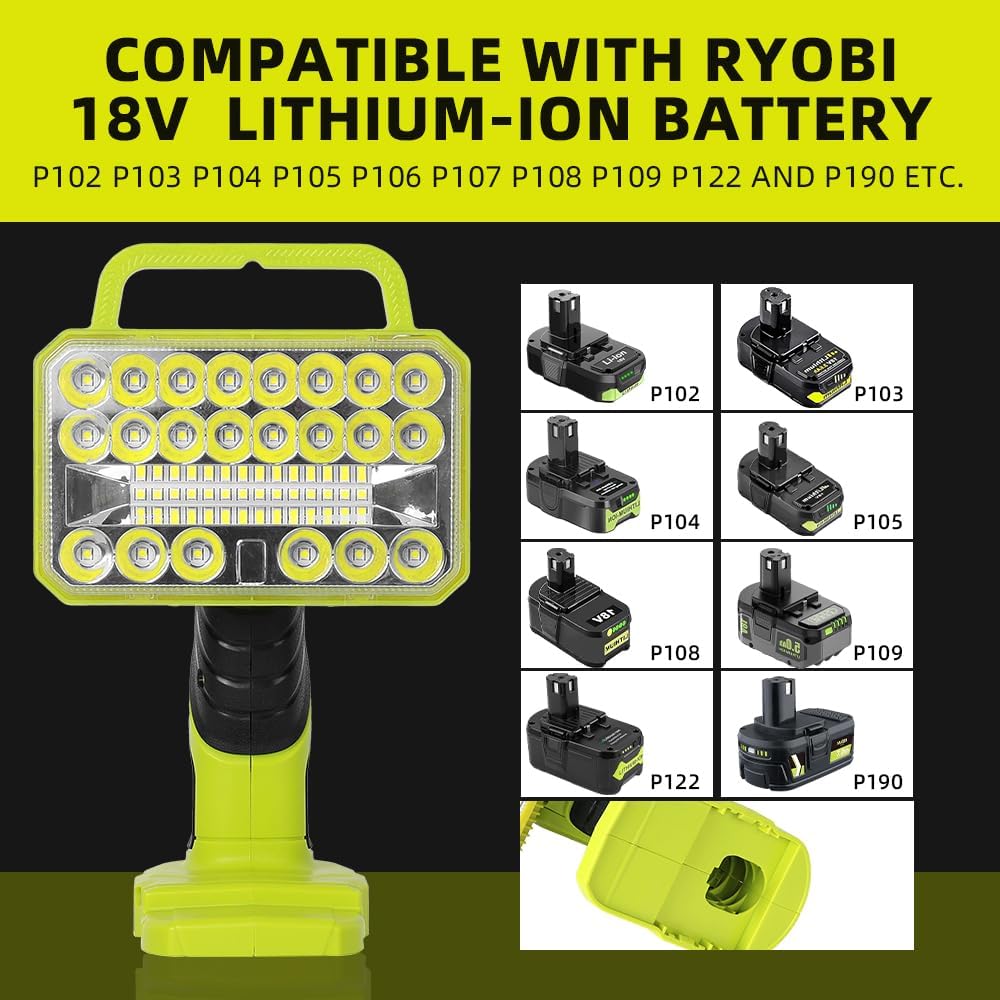 Bezprzewodowa latarka LED 18W  – Outdoor Camping Jobs recenzja i cena