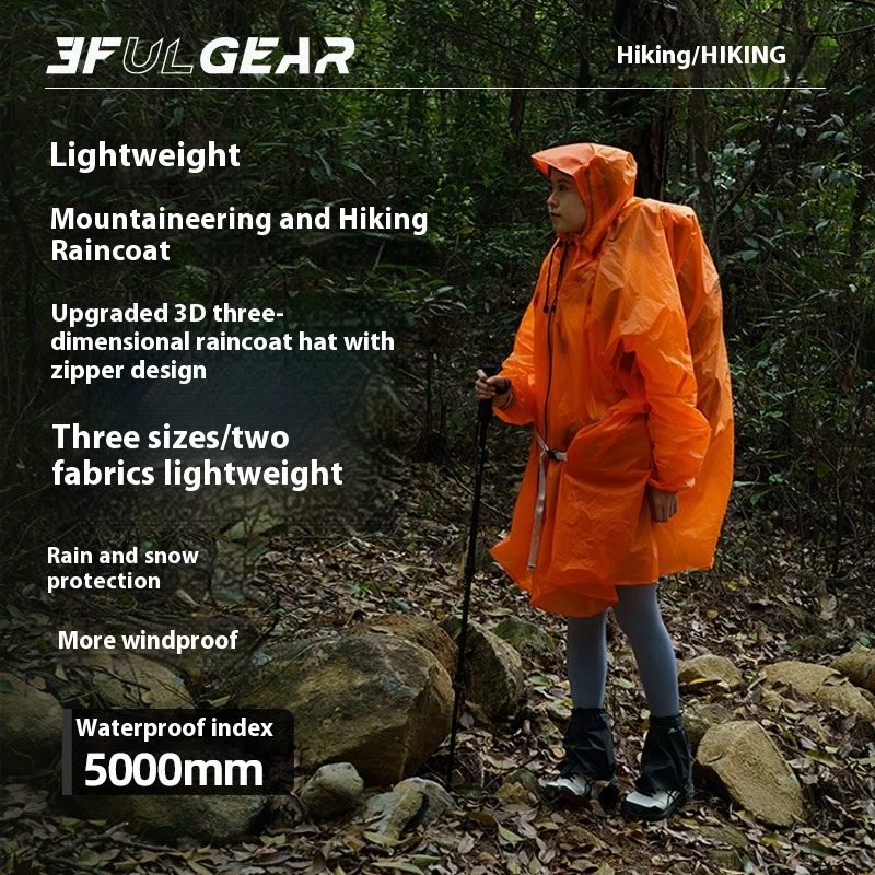 3F UL GEAR Płaszcz przeciwdesz – Camping Rain Poncho recenzja i cena