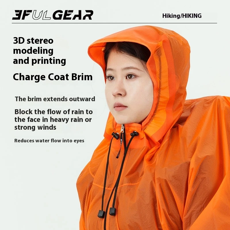 3F UL GEAR Płaszcz przeciwdesz – Camping Rain Poncho recenzja i cena