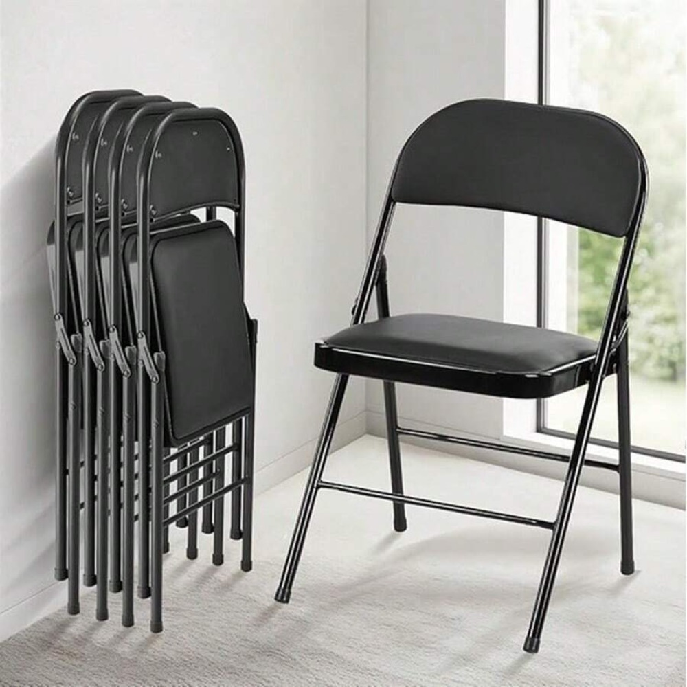 Zestaw 4 składanych krzeseł z  – Outdoor Camping Folding Chairs recenzja i cena