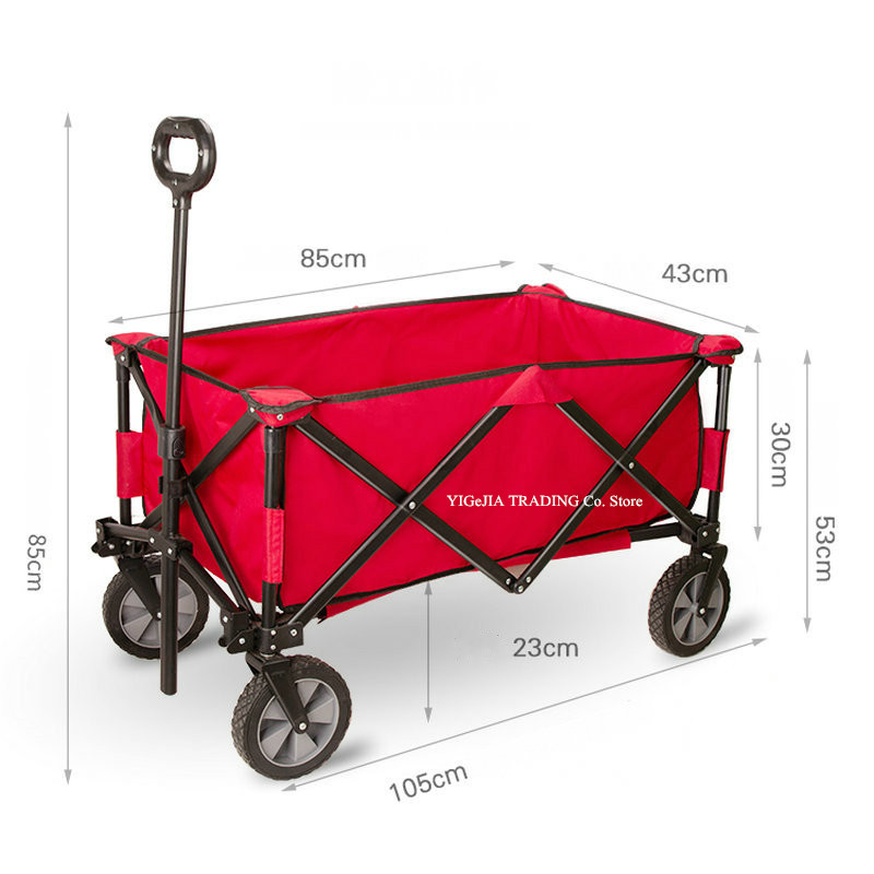 Wózek składany z pełnymi kółka – Outdoor Camping Shop recenzja i cena