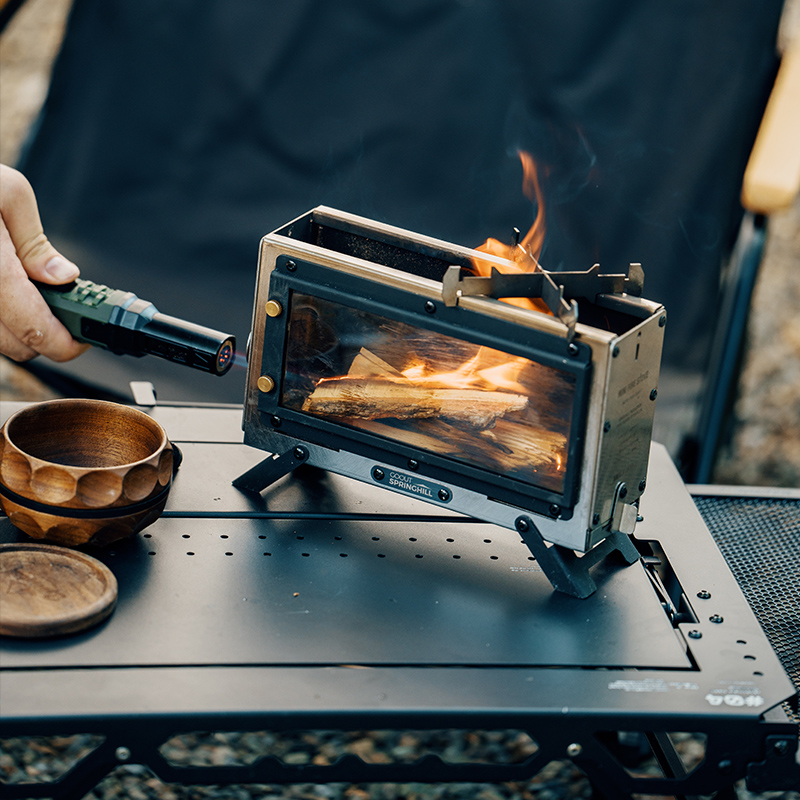 Przenośna kuchenka na drewno G – Camping Quiet recenzja i cena