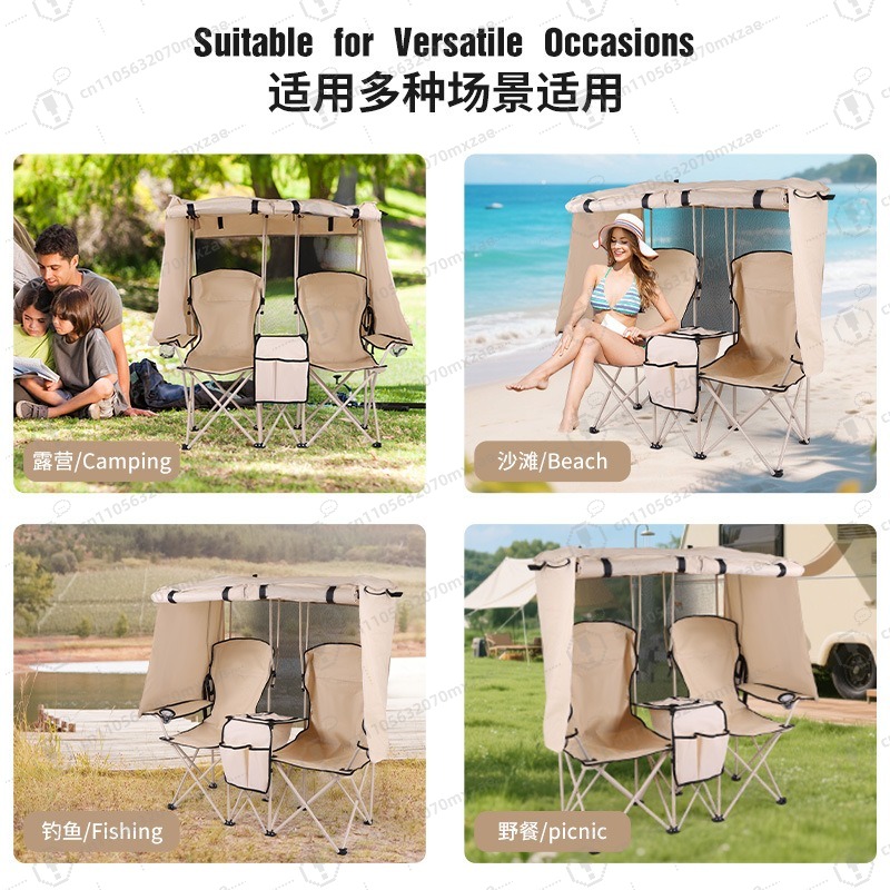 Krzesło kempingowe składane dw – Outdoor Camping Folding Chairs recenzja i cena
