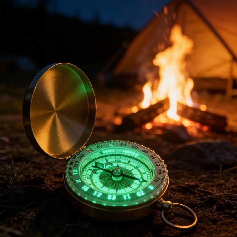 Kompas kieszonkowy z mosiądzu  – Outdoor Camping Direct recenzja i cena