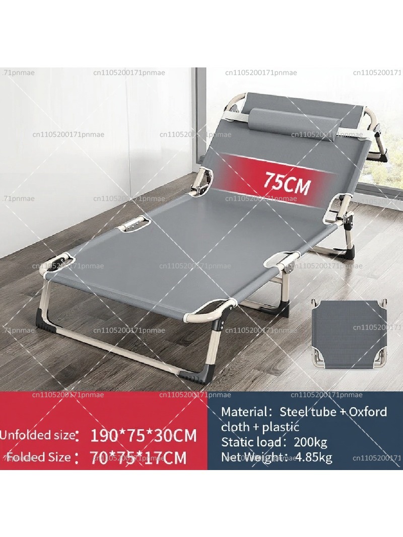 Metalowe składane łóżko jednoo – Outdoor Camping Folding Chairs recenzja i cena