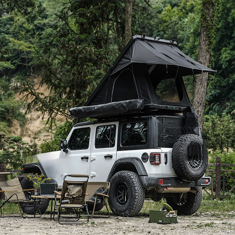 Namiot dachowy z twardego alum – Outdoor Camping Van Tent recenzja i cena