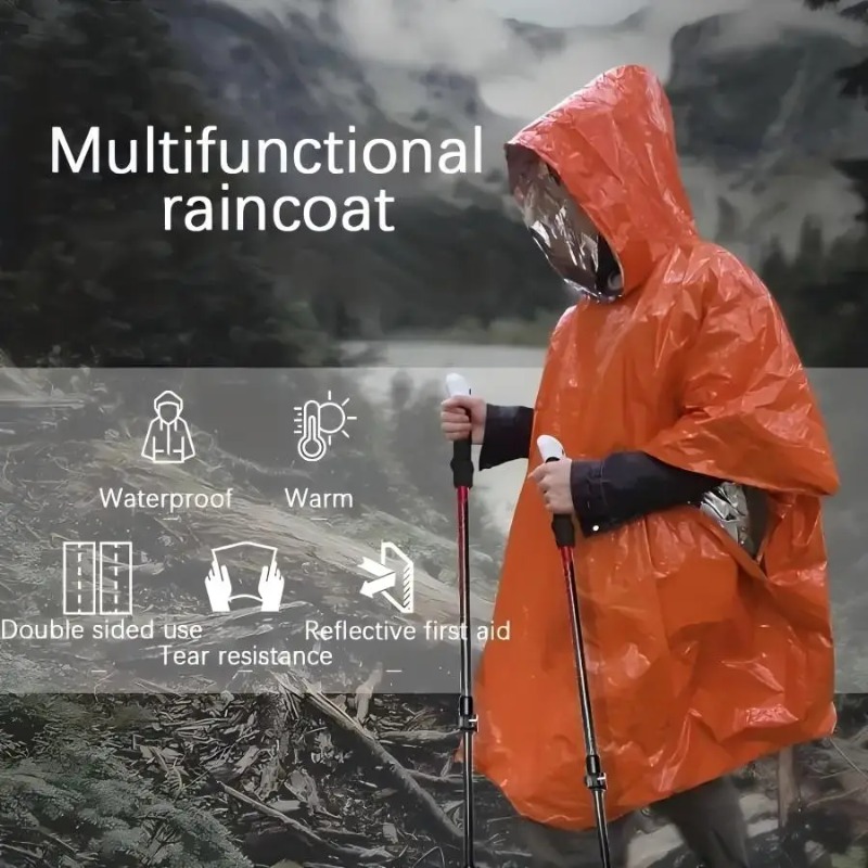 1-5 SZT. Wielofunkcyjna Pelery – Camping Rain Poncho recenzja i cena