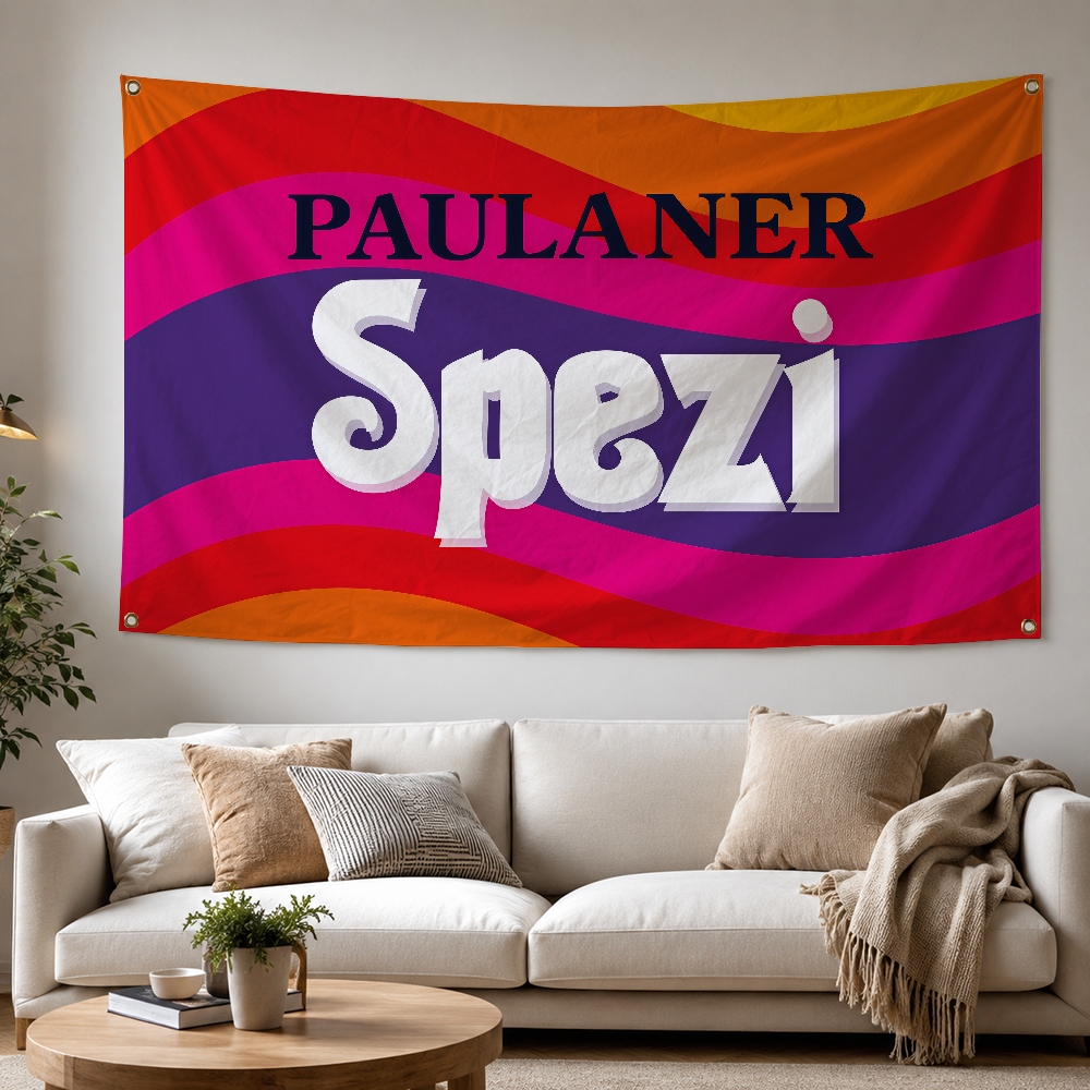 Flaga z logo marki napojów P-P – Outdoor Camping Brand recenzja i cena