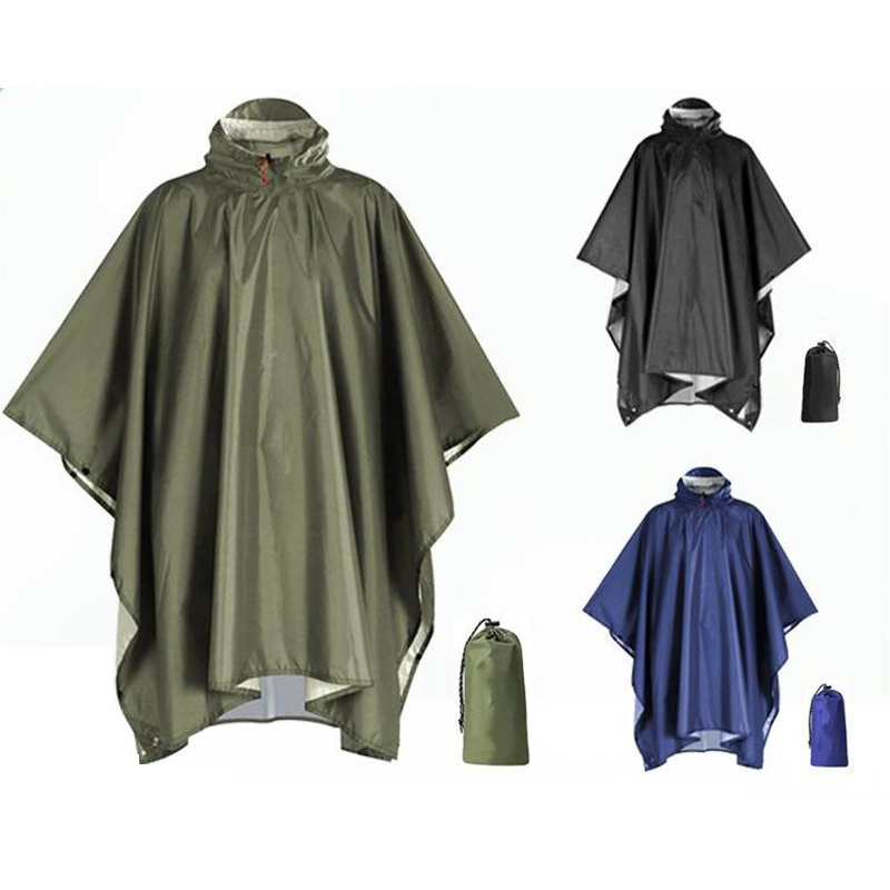 Wytrzymałe ponczo przeciwdeszc – Camping Rain Poncho recenzja i cena
