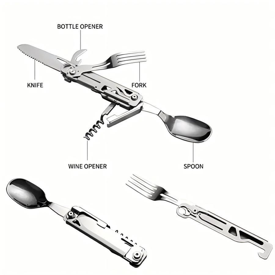 1 szt. 6 w 1 Wielofunkcyjny Ze – Outdoor Camping Meals recenzja i cena