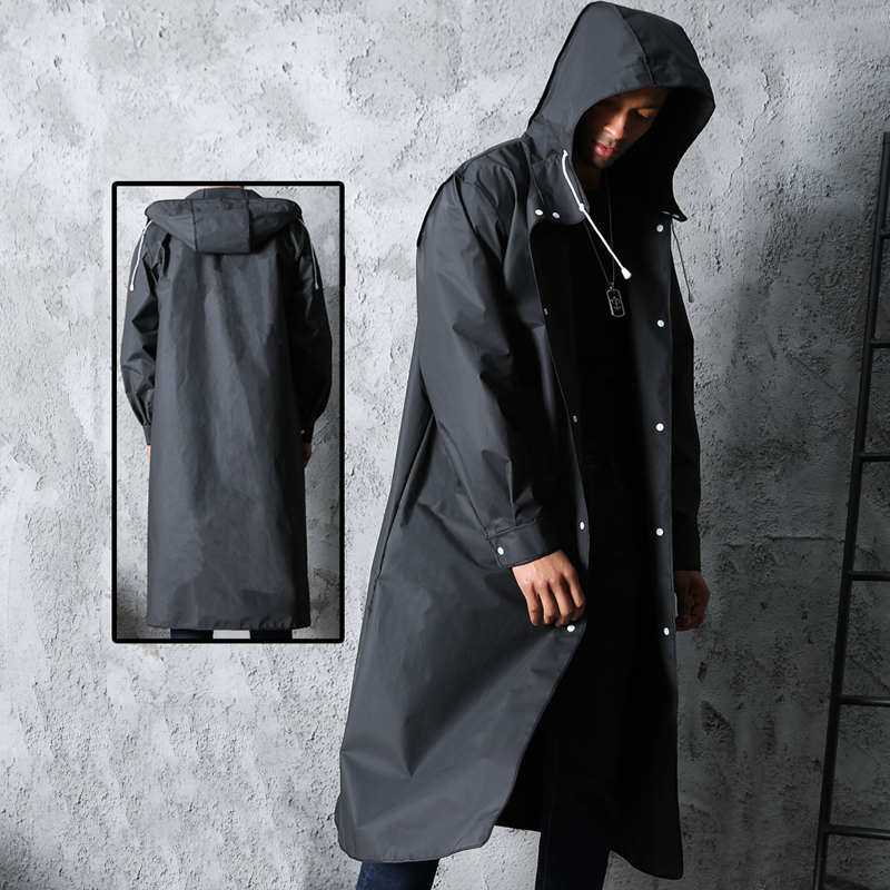 Czarny modny wodoodporny długi – Camping Rain Poncho recenzja i cena