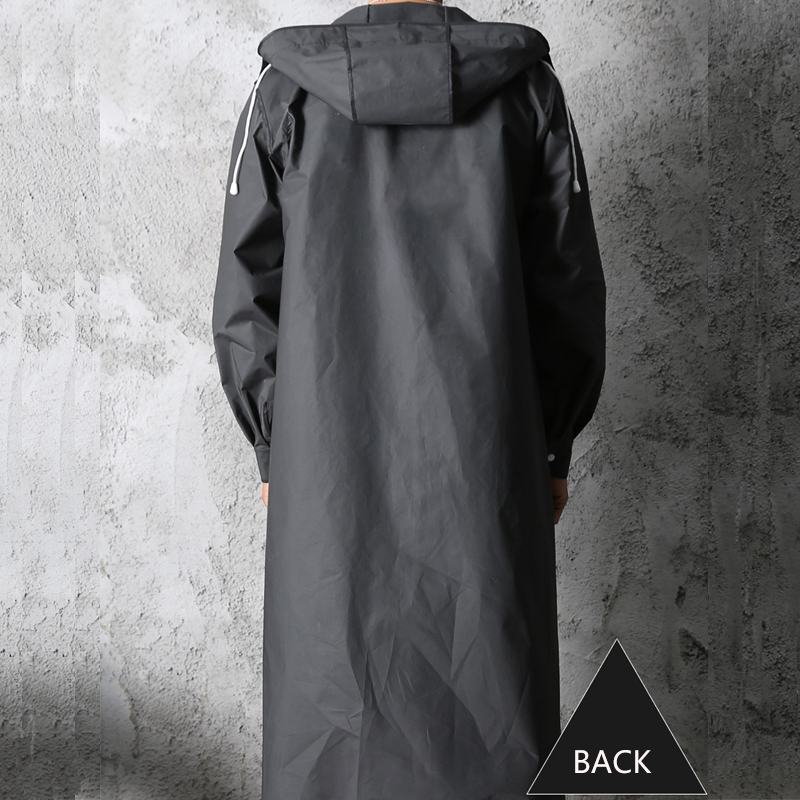 Czarny modny wodoodporny długi – Camping Rain Poncho recenzja i cena